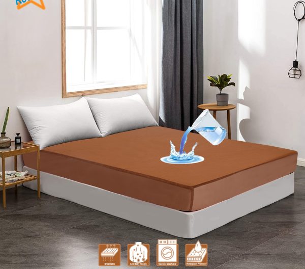 100% Waterproof Mattress Protector Cover Is Made Of Polish Fabric