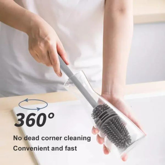 Silicon Bottle Cleaning Brush -Pack Of 2