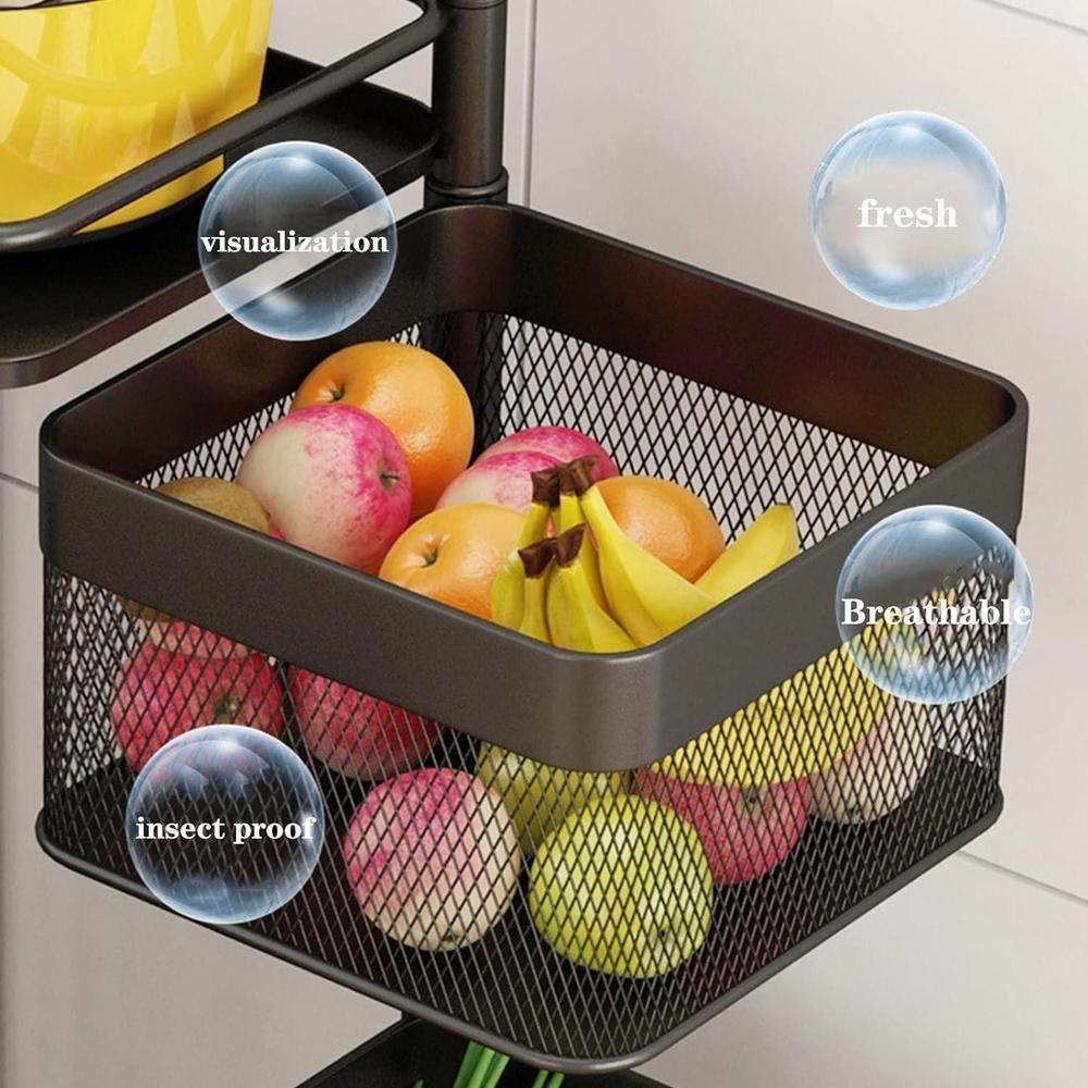 5 Layer Rotable Fruit Basket